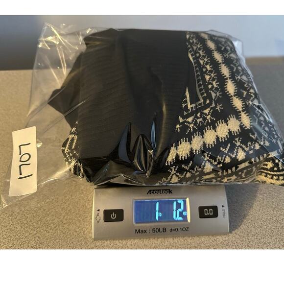 Staring At Stars‎ UO Sz XS Open Front Shawl Cardigan Sweater Waterfall Geometric - Picture 11 of 11